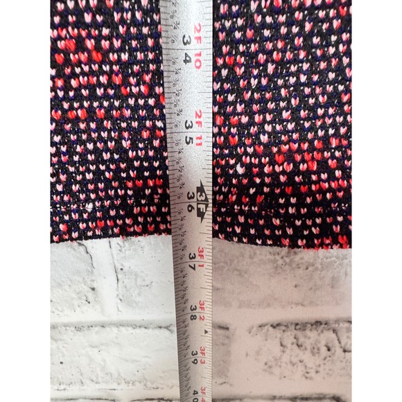 Talbots Women's Crew Neck Sweater Dress Navy Red Textured Button‎ Detail Size M - Picture 2 of 8